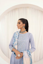 3PC HEMLINE EMBROIDERED LAWN DRESS 01
