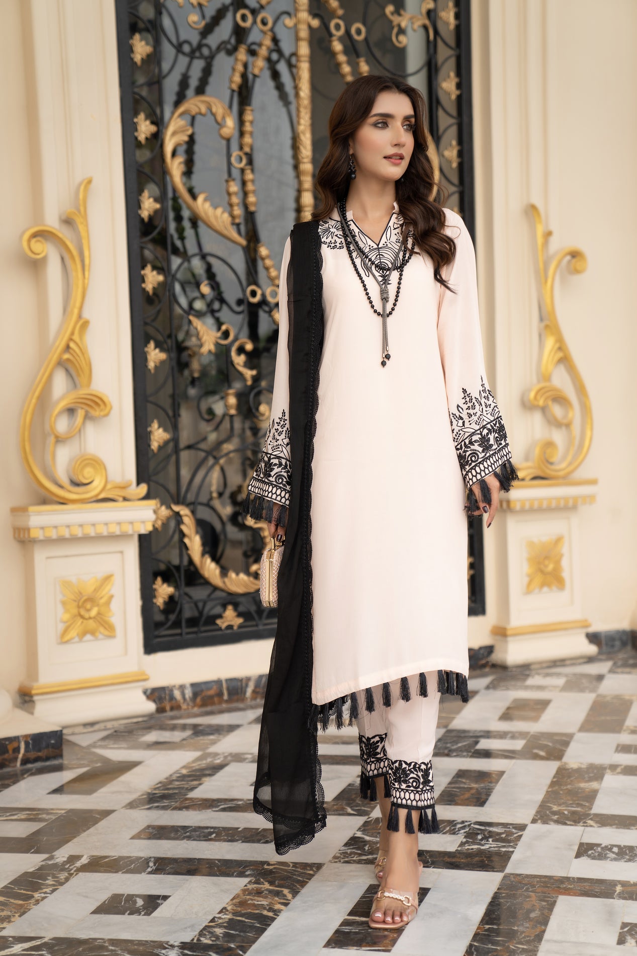 3PC LINEN READY TO WEAR DRESS BY DRESSCODE 06 The Zaibai 3PC LINEN READY TO WEAR DRESS BY DRESSCODE 06 The Zaibai
