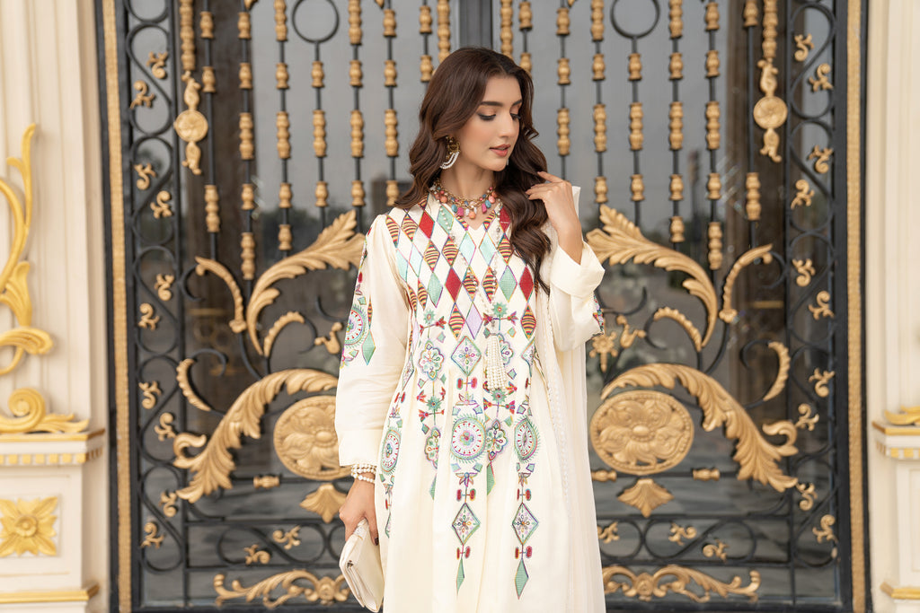 Winter 2Pc Linen Essentials Collection By Dress Code 08 – The Zaibai