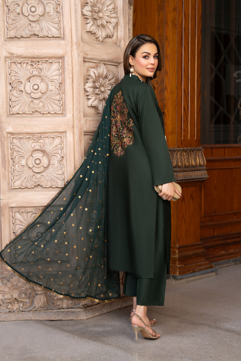 green raw silk dress Anarkali Sea Green Gown style Raw Silk dress with Gota Cords and Sequi