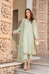 3PC READY TO WEAR RAW SILK DRESS BY GUL WARUN GRS12