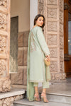 3PC READY TO WEAR RAW SILK DRESS BY GUL WARUN GRS12