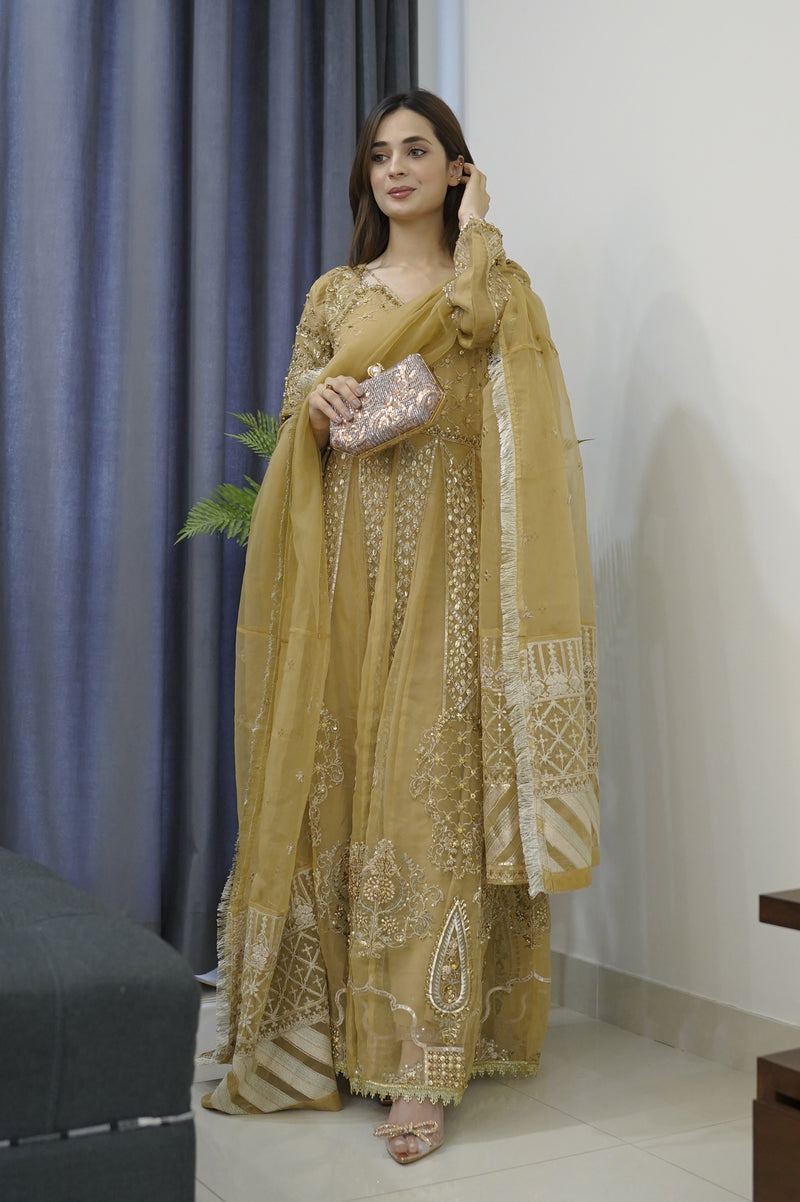 ORGANZA FORMAL HANDWORK LONG FROCK 02