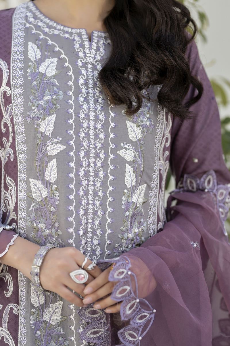 SAFFRON JACQUARD LAWN COLLECTION BY MONA SME5