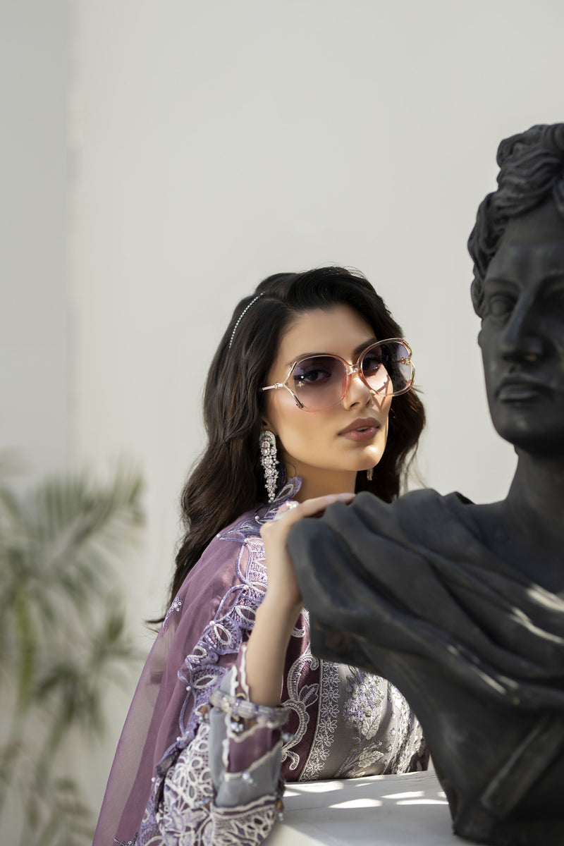 SAFFRON JACQUARD LAWN COLLECTION BY MONA SME5
