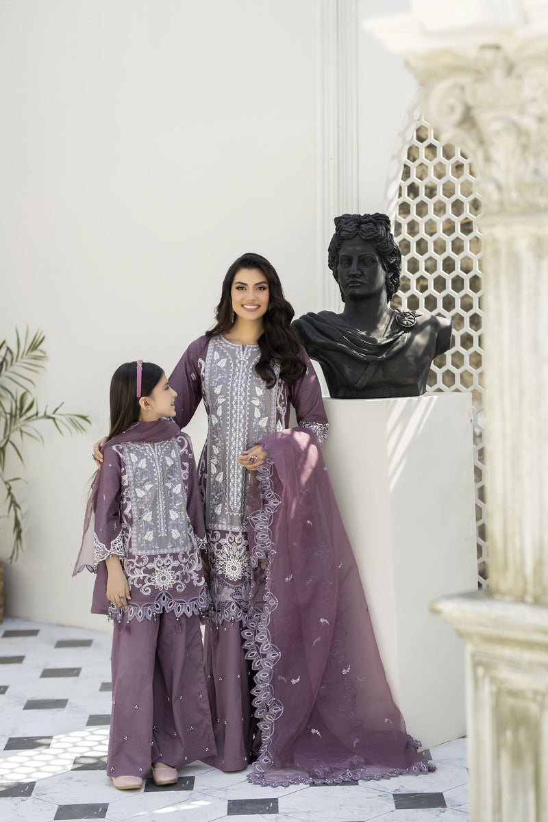 SAFFRON JACQUARD LAWN COLLECTION BY MONA SME5