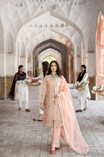 SAKEENA HASAN COTTON JACQUARD WOMEN DRESS 02
