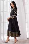 ZAIWA 1PC EMBROIDERED LONG FROCK 05