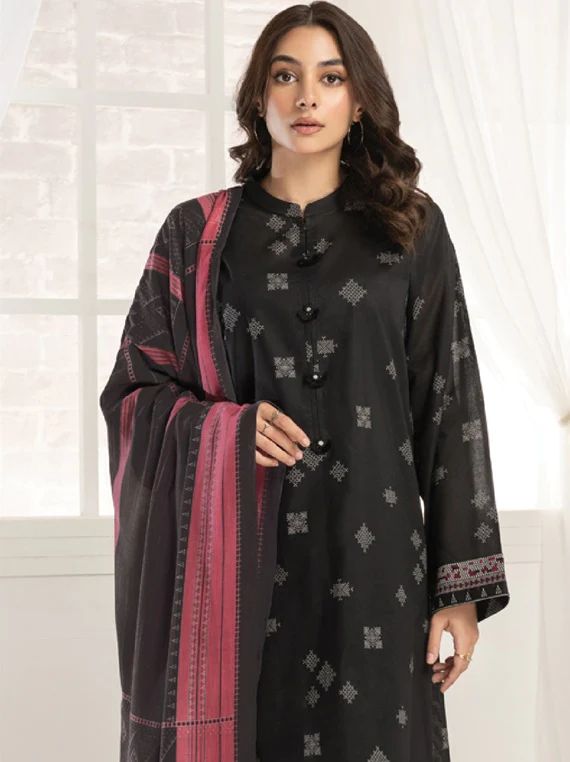 Autumn Ready to Wear Cambric 3 Pcs Dress by Limelight 29