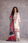 HEMLINE 3PC JACQUARD SLUB EMBROIDERED DRESS 10