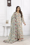 ZOYA LAKHANI WINTER LINEN EMBROIDERED DRESS 04