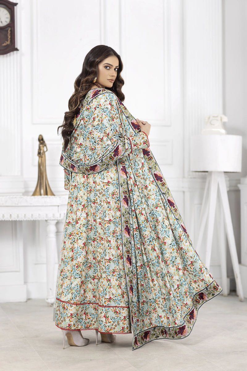 ZOYA LAKHANI WINTER LINEN EMBROIDERED DRESS 04
