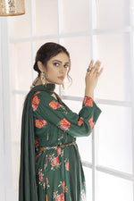 SOFIA KHAS WINTER LINEN GOWN DRESS 05