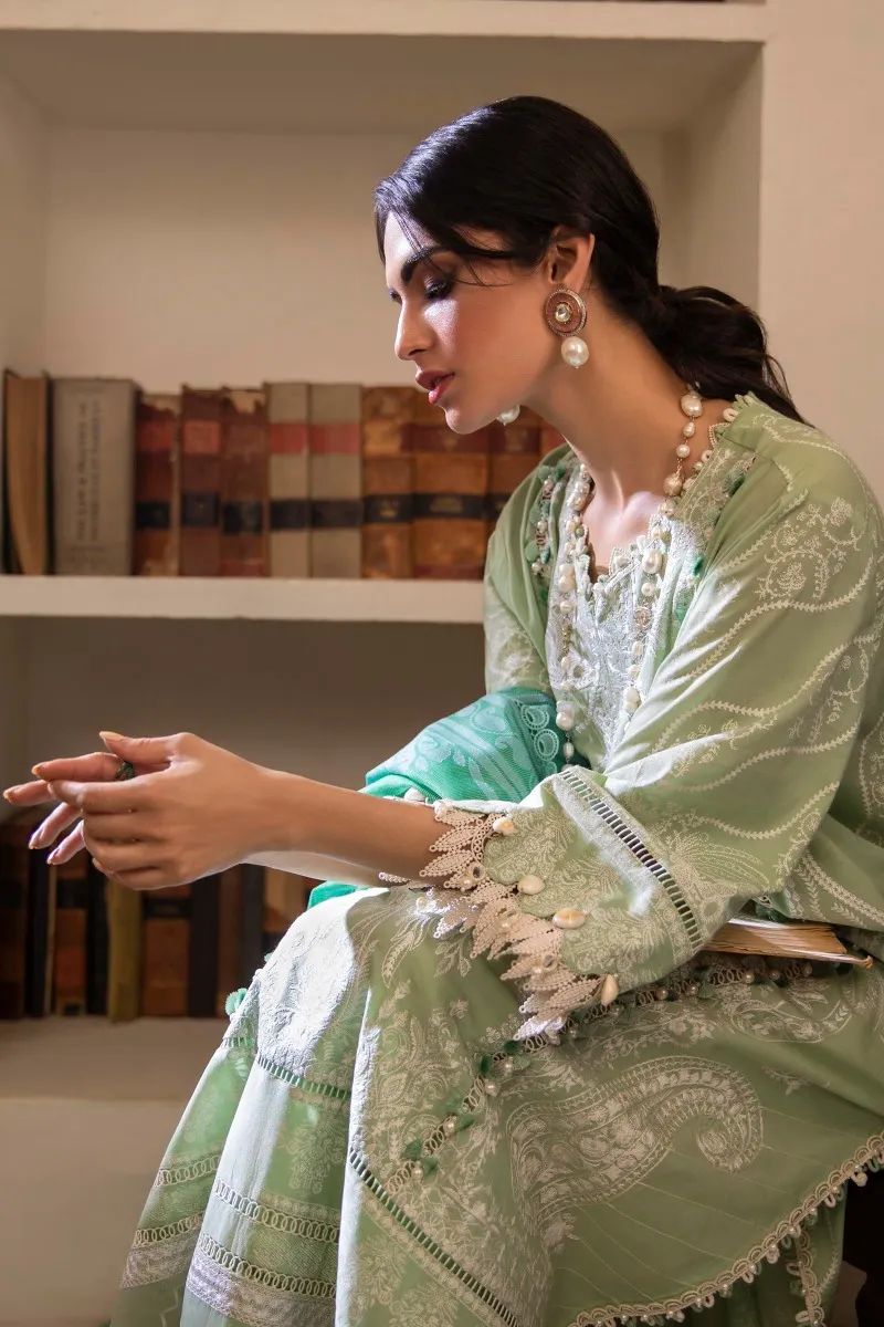 Sana Safinaz Muzlin Ready to Wear Embroidered Lawn Collection 12B