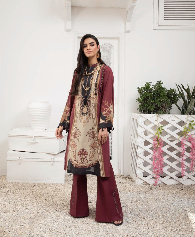 Ready to Wear 3 Pcs Lawn Dress by Sapphire 01 The Zaibai Ready to Wear 3 Pcs Lawn Dress by Sapphire 01 The Zaibai