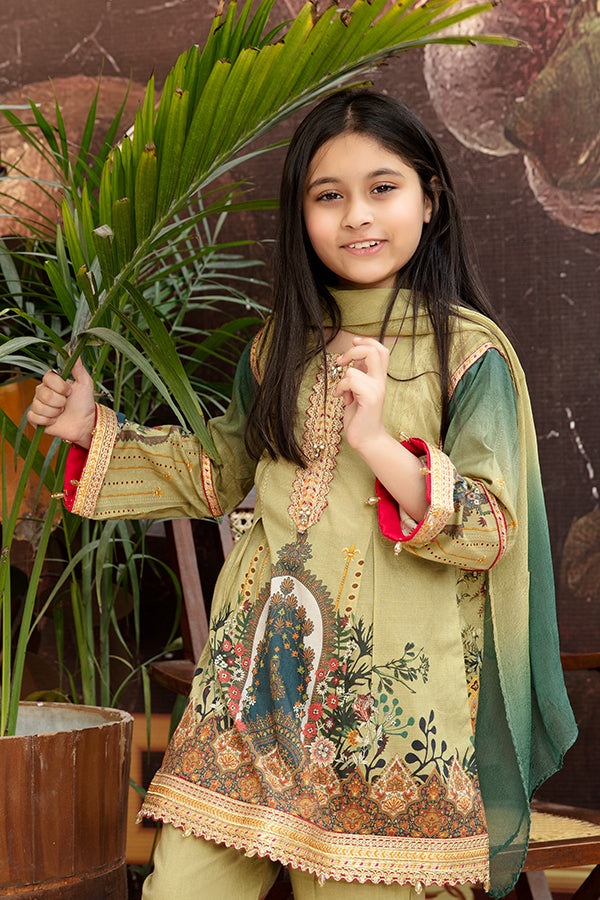 Girls Lawn Ready to Wear 3 Pcs Collection by Mona 05