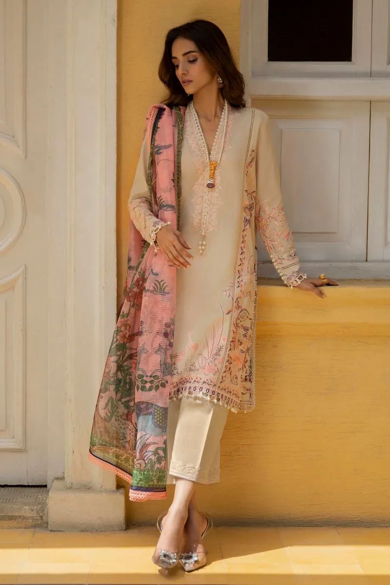 Sana Safinaz Muzlin Ready to Wear Embroidered Lawn Collection 05A