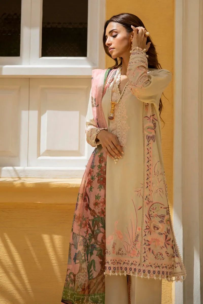 Sana Safinaz Muzlin Ready to Wear Embroidered Lawn Collection 05A