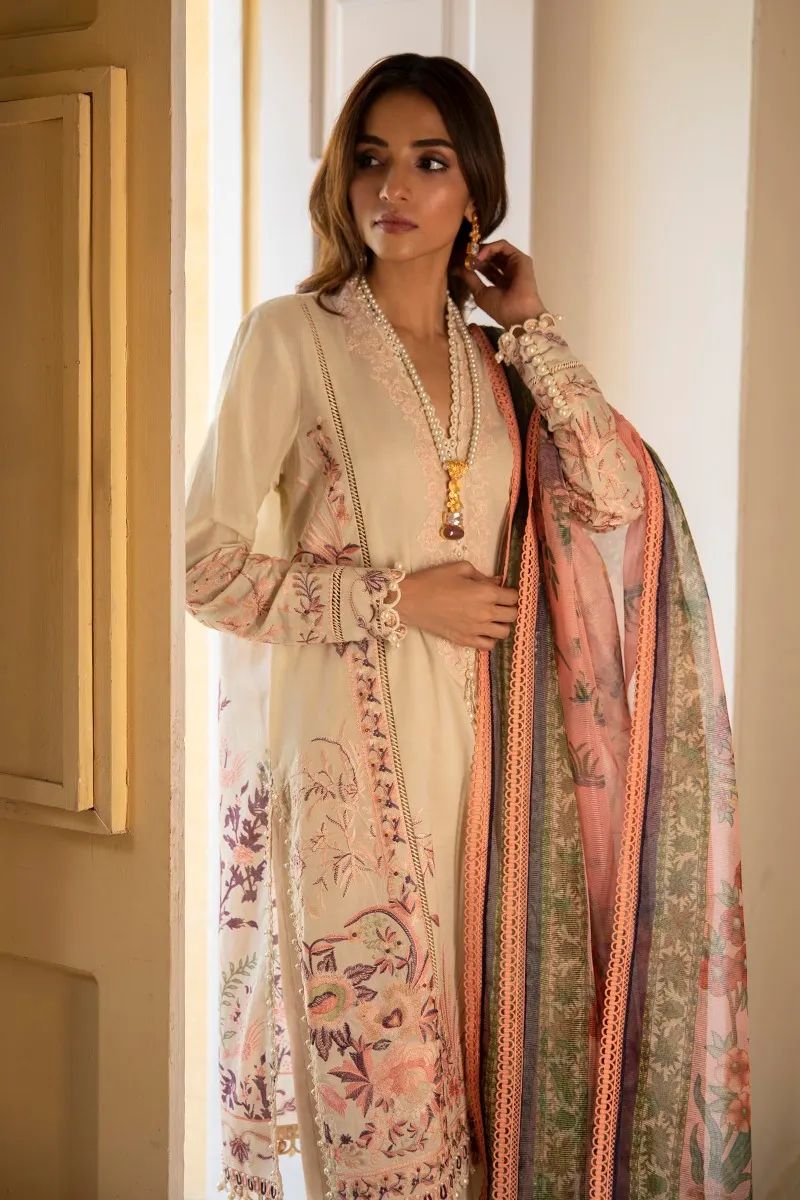 Sana Safinaz Muzlin Ready to Wear Embroidered Lawn Collection 05A