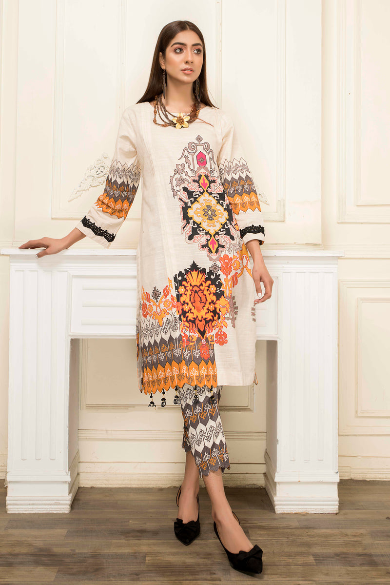 Ready To Wear 2 Pcs Winter Khaddar Dress By Aabpara 01 The Zaibai Ready To Wear 2 Pcs Winter Khaddar Dress By Aabpara 01 The Zaibai