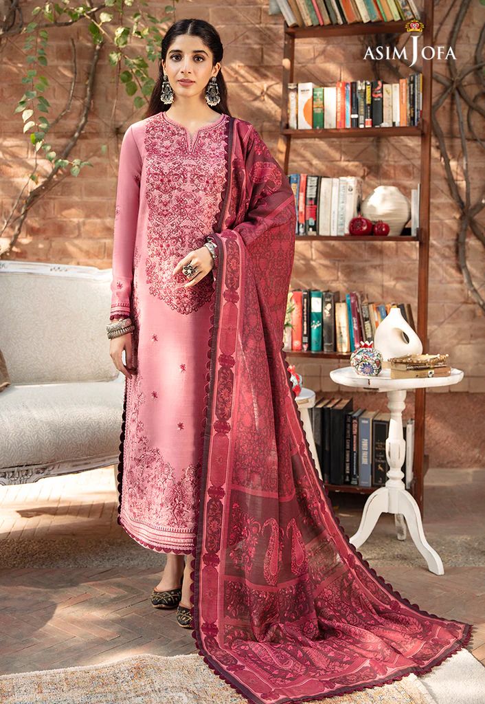 3PC READY TO WEAR KHADDAR DRESS BY ASIM JOFA 03