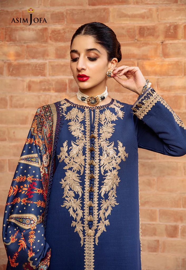 3PC READY TO WEAR KHADDAR DRESS BY ASIM JOFA 13