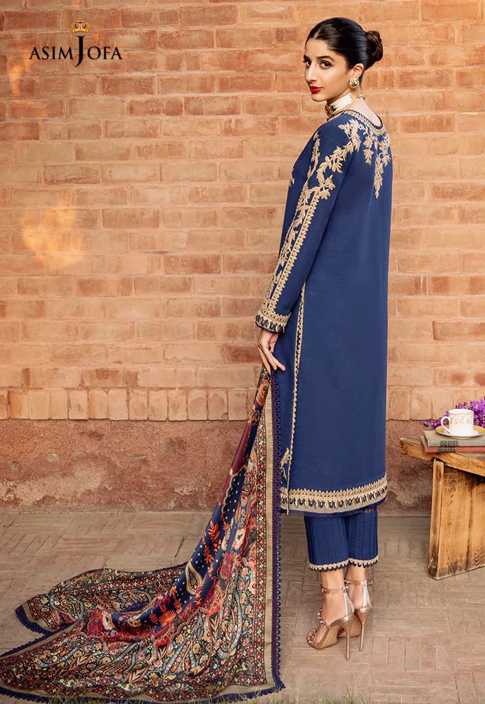 3PC READY TO WEAR KHADDAR DRESS BY ASIM JOFA 13