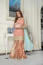 Luxury Formal Ready to Wear Embroidered Dress by Aleezay 09