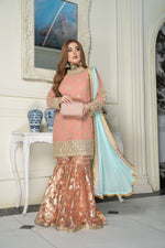 Luxury Formal Ready to Wear Embroidered Dress by Aleezay 09