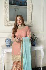 Luxury Formal Ready to Wear Embroidered Dress by Aleezay 09