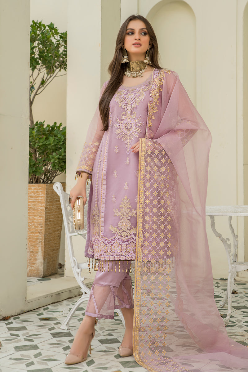 Ready to Wear Chiffon Embroidered Collection by Aleezay 08
