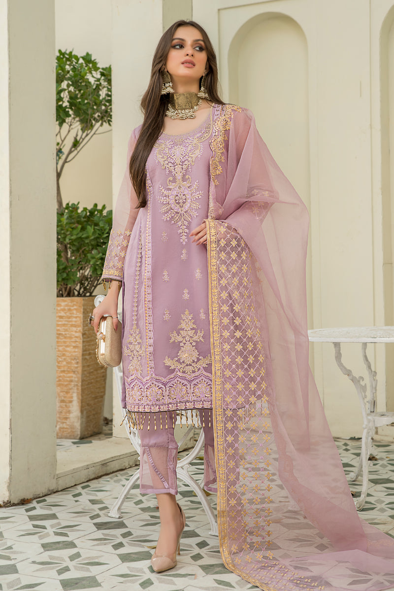 Ready to Wear Chiffon Embroidered Collection by Aleezay 08