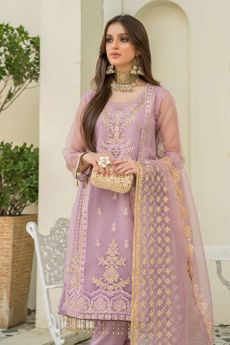 Ready to Wear Chiffon Embroidered Collection by Aleezay 08