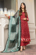 Luxury Formal Chiffon Embroidered Collection by Aleezay 02