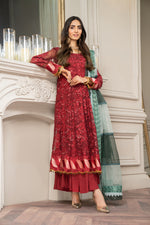 Luxury Formal Chiffon Embroidered Collection by Aleezay 02