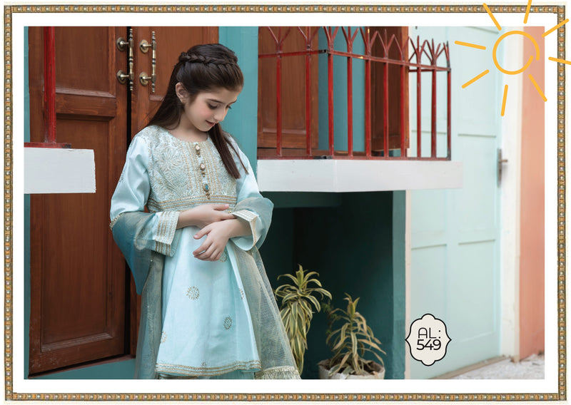 Kids Eid Ready to Wear Embroidered Collection by Mona 05