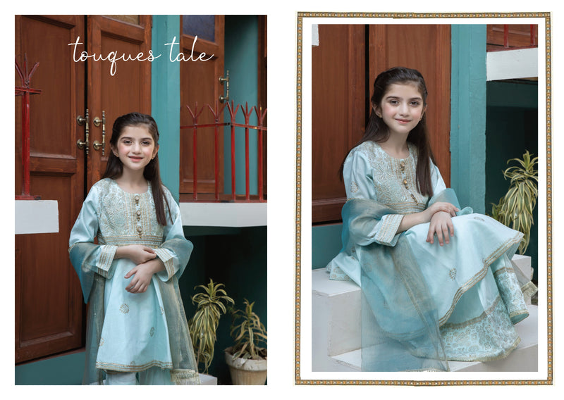 Kids Eid Ready to Wear Embroidered Collection by Mona 05