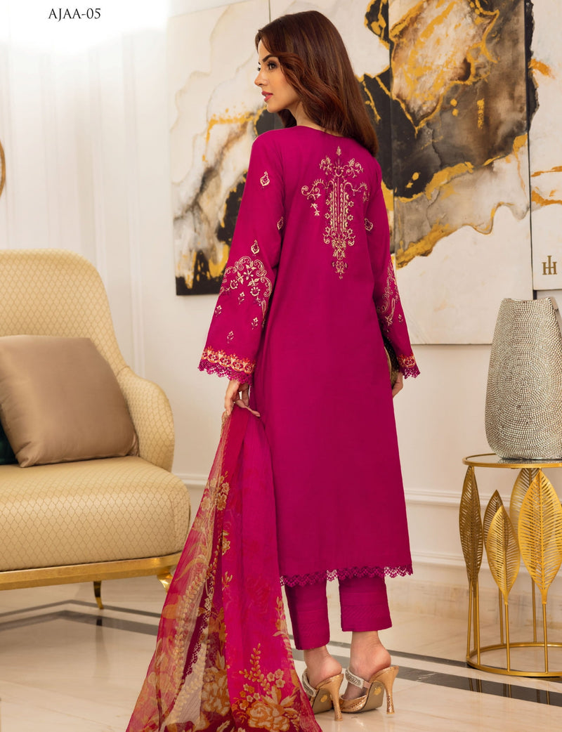 Asim Jofa Luxury Lawn Embroidered Collection 05