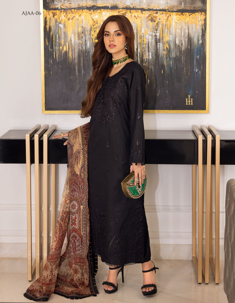 Asim Jofa Luxury Lawn Embroidered Collection 06