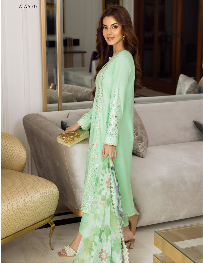 Asim Jofa Luxury Lawn Embroidered Collection 07