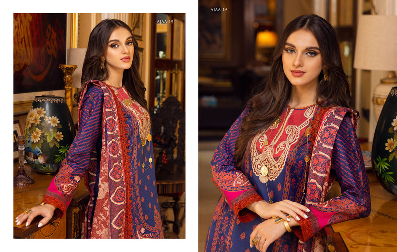 Asim Jofa Luxury Lawn Embroidered Collection 19