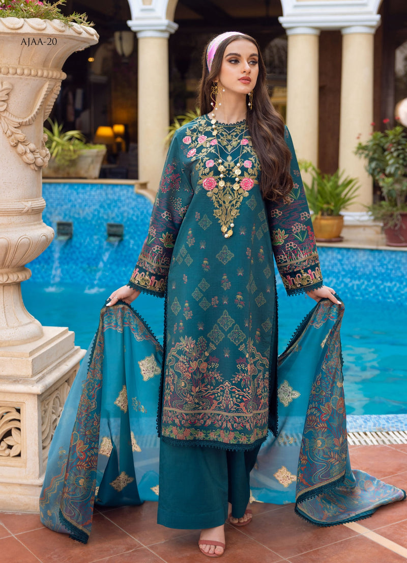 Asim Jofa Luxury Lawn Embroidered Collection 20