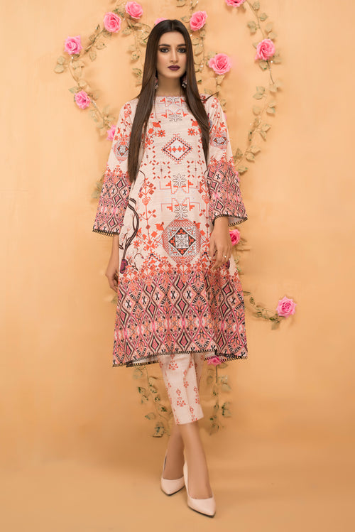 Winter 2Pc Linen Essentials Collection By Dress Code 08 – The Zaibai