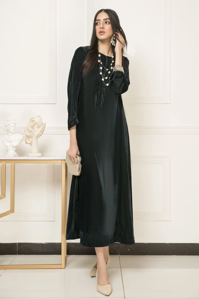 GUL WARUN VELVET 2PC DRESS 09