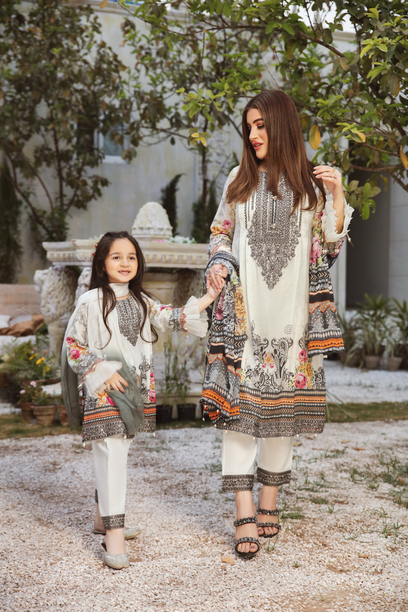 Kids Ready to Wear Eid Lawn Sakeena Hasan Collection 04