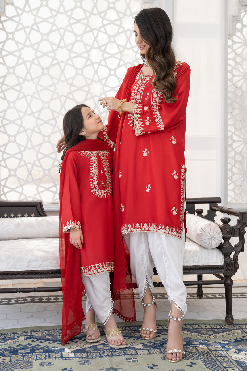 Kids Eid Ready to Wear Embroidered Collection by Gulwarun 05
