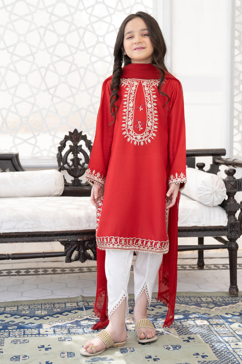 Kids Eid Ready to Wear Embroidered Collection by Gulwarun 05