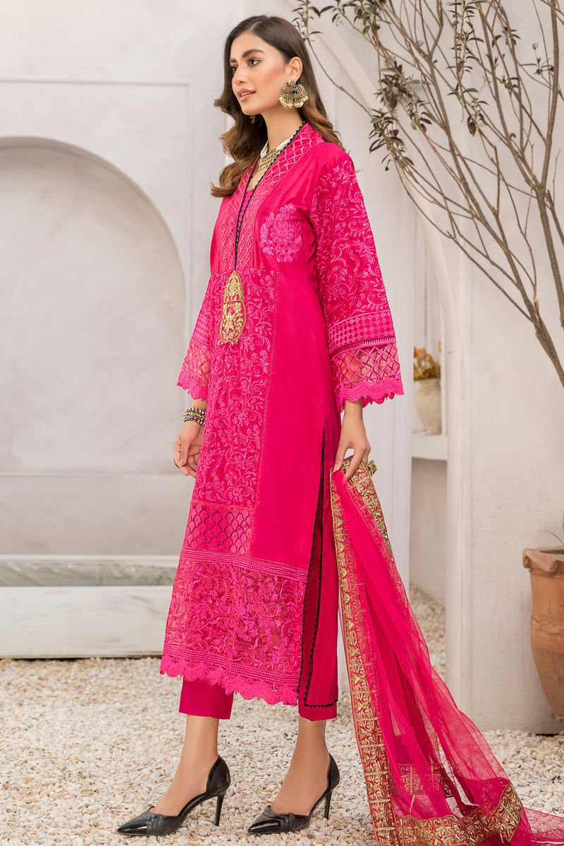 Embroidered 3Pcs Lawn Ready To Wear Collection 02