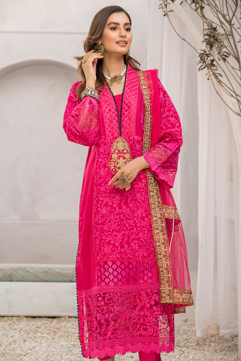 Embroidered 3Pcs Lawn Ready To Wear Collection 02