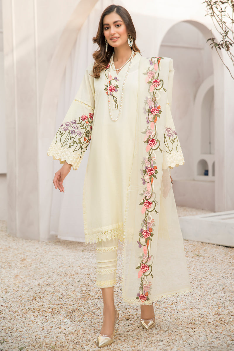 Embroidered 3Pcs Lawn Ready To Wear Collection 04